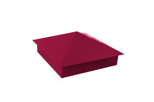 Колпак на забор RAL 3005 390*390 