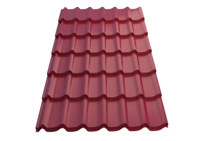 Профиль металлический типа "Монтеррей"-21 RAL 3005 0,5 Texture*1190*