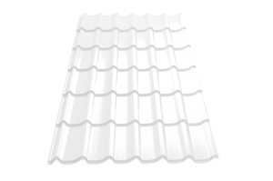 Профиль металлический типа "Монтеррей"-15 RAL 9003 0,5*1190*