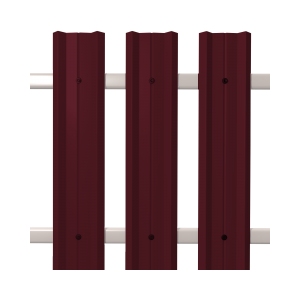 Штакетник М-Профиль широкий прямой SOKROF (Стандарт) 3005*104*