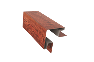 Планка угла внешнего сложная (блок-хаус) PRINT Античный Дуб 3D 0,5 30*30*30*75*75*30*30*30*3000