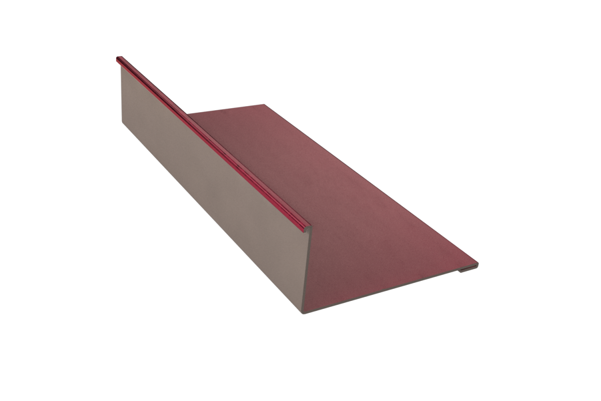 Планка примыкания RAL 3005 Texture 0,5 140*100*2000