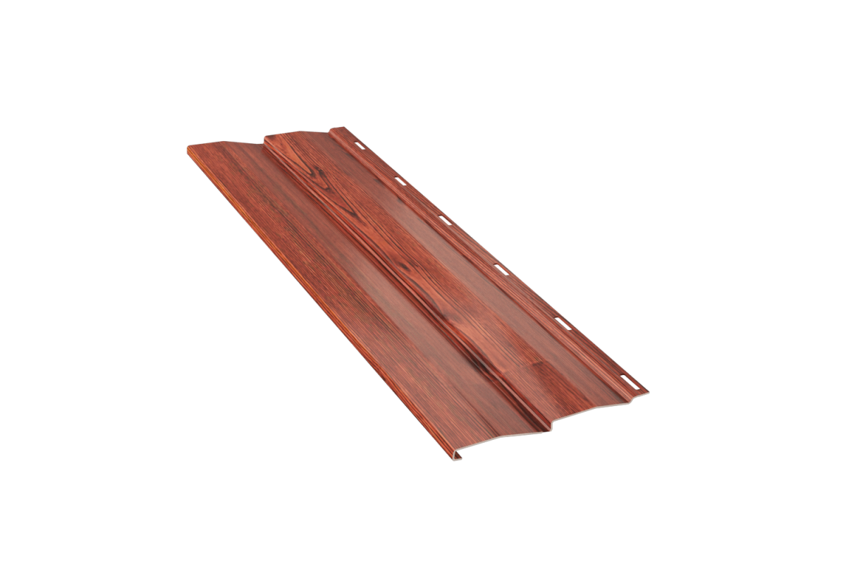 Сайдинг металлический Корабельная доска PRINT Античный Дуб 3D