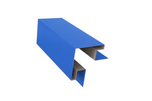 Планка угла внешнего сложная RAL 5002 Стандарт 40*18*18*75*75*18*18*40*3000