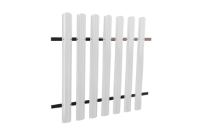 Штакетник Кантри фигурный  0,5 9003*121*