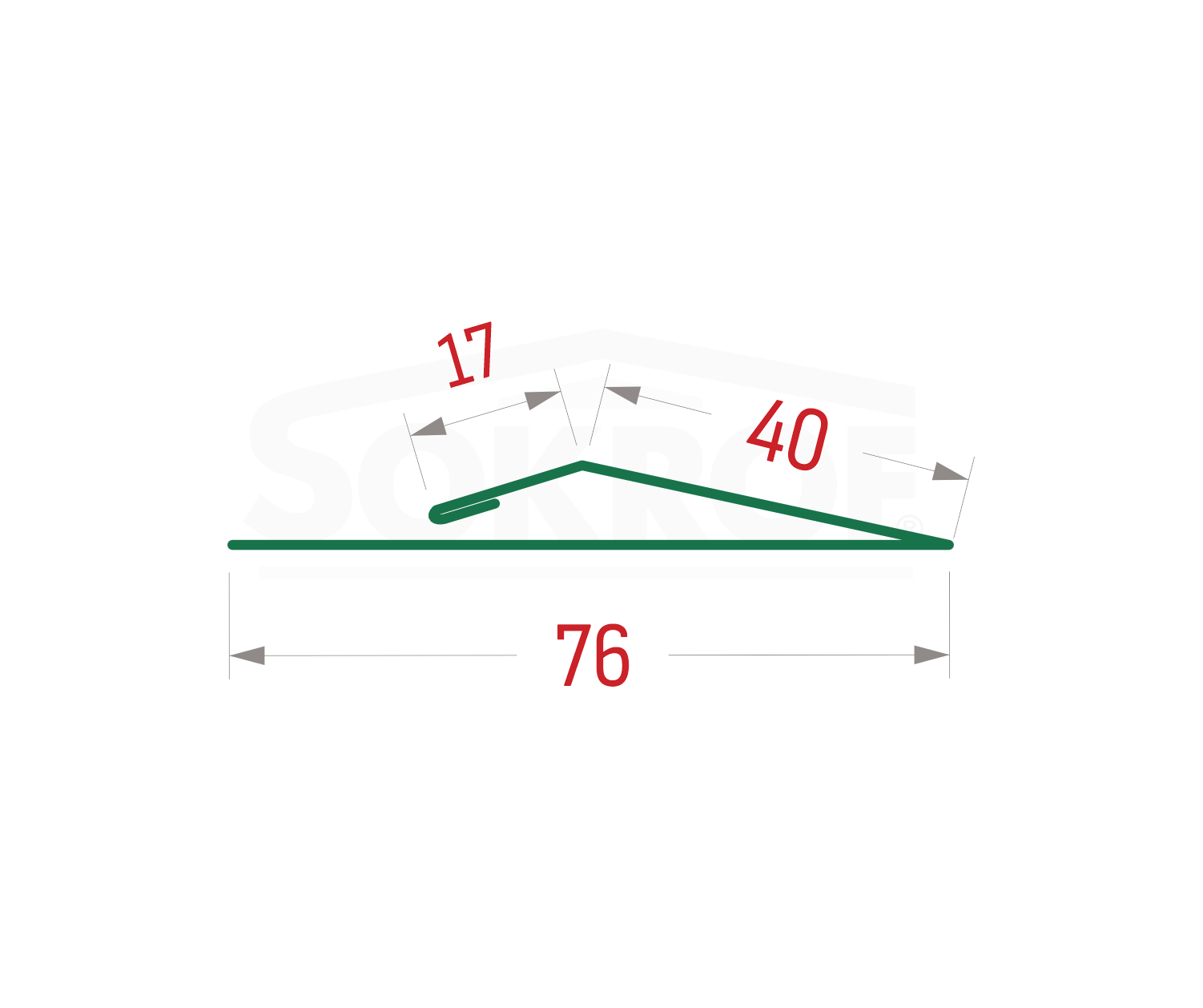 Планка стартово-финишная (эко-брус, софит) PRINT Светл дерево ДУБ 3D 0,5 17*40*76*3000
