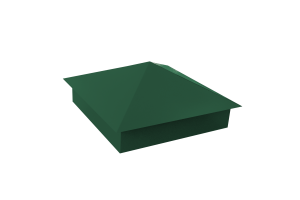 Колпак на забор RAL 6005 520*520 