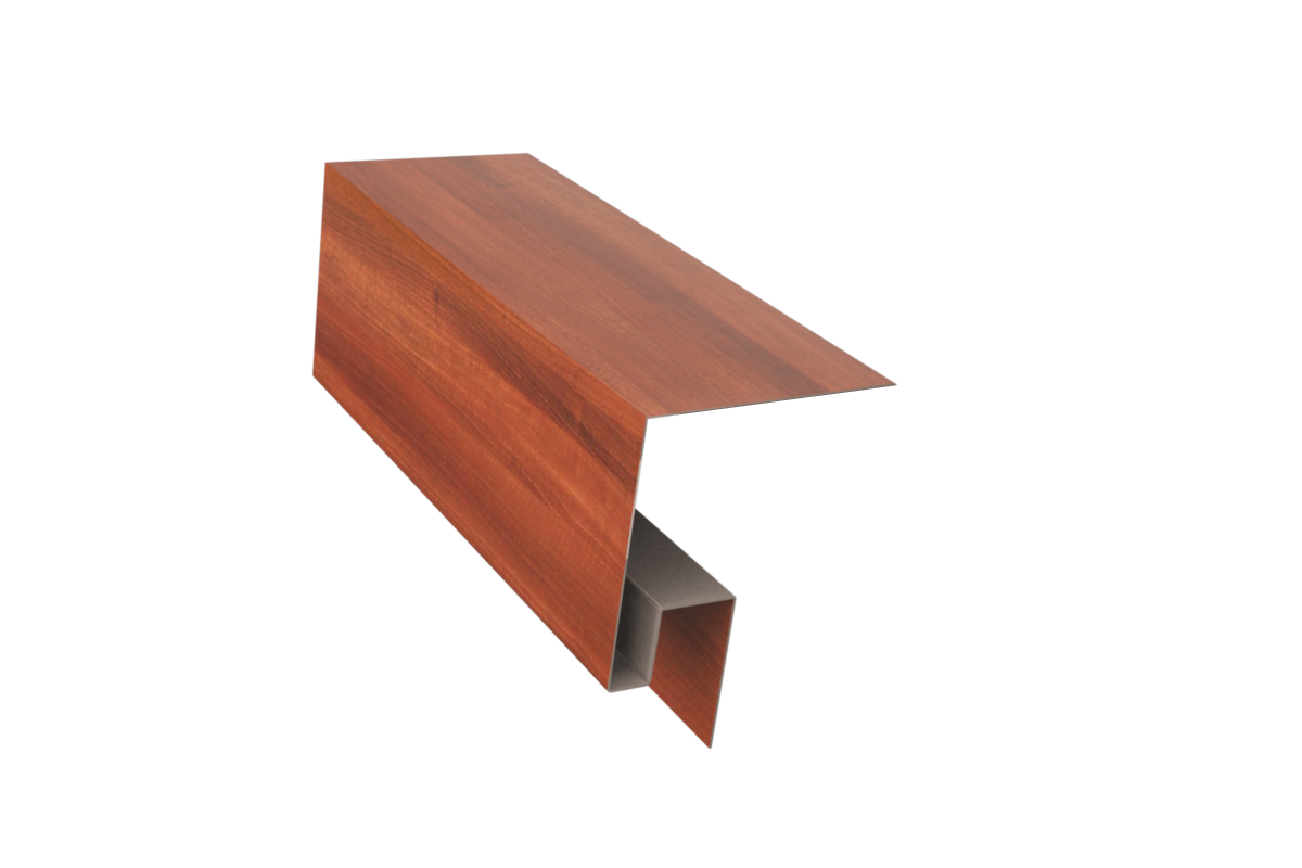 Приоконная планка (блок-хаус) PRINT Светл дерево ДУБ 3D 0,5 200*70*20*30*40*3000