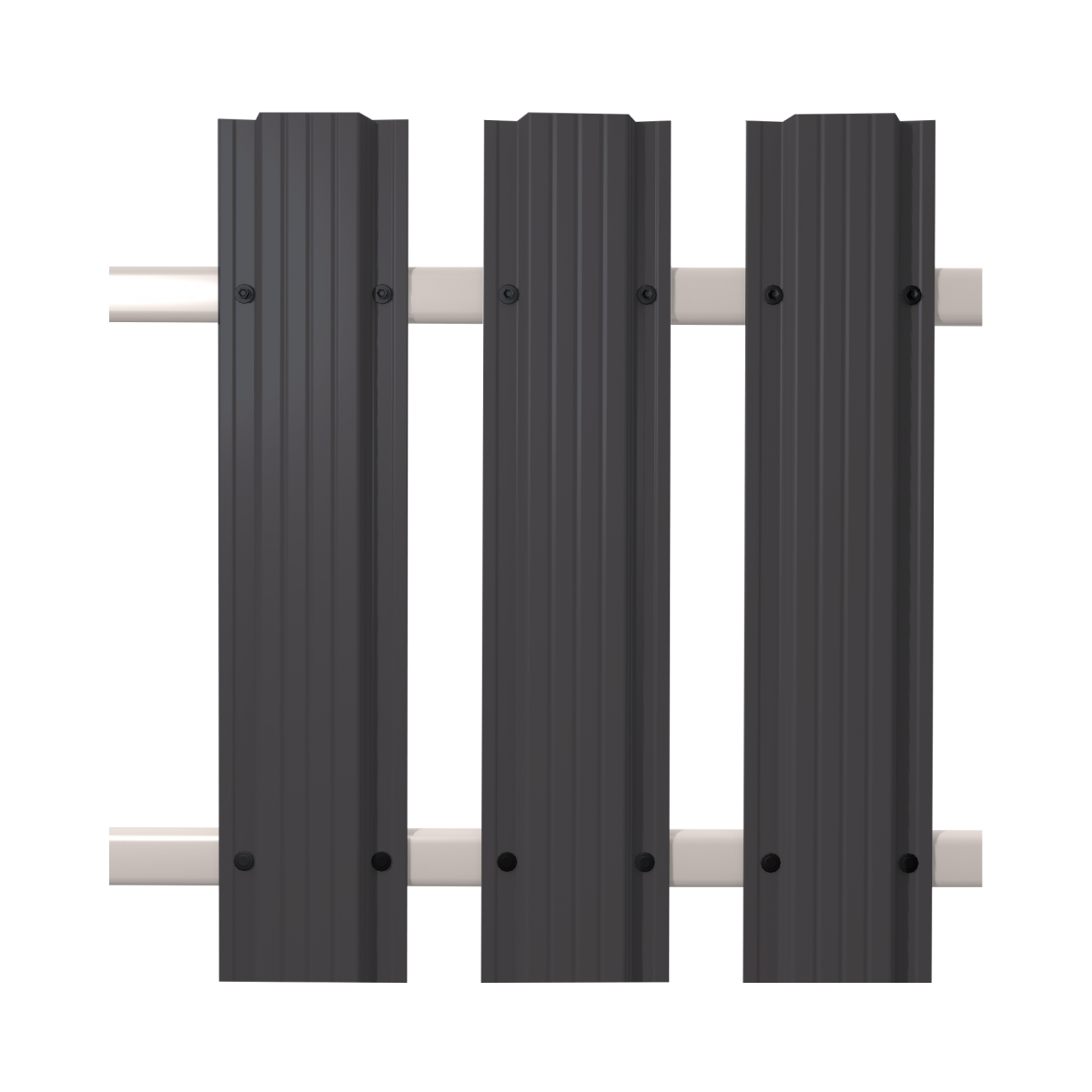 Штакетник Кантри прямой SOKROF 0,5 7024 Textur*121*