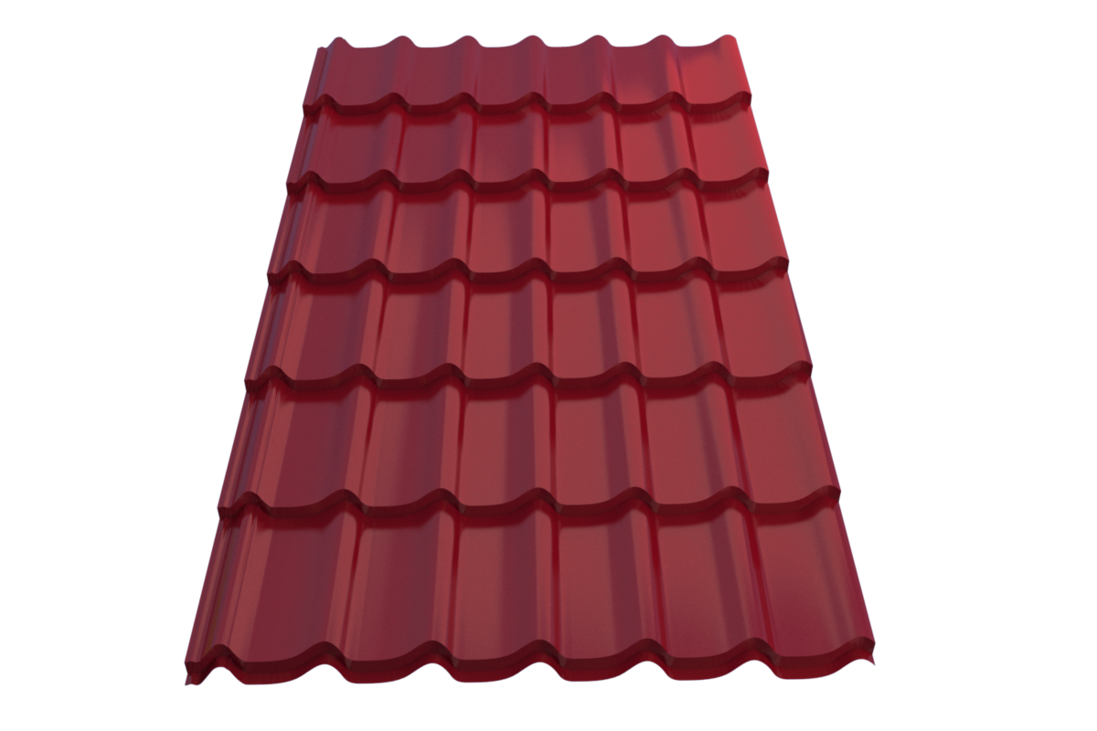 Профиль металлический типа "Монтеррей"-15 RAL 3011 (Стандарт)*1190* 