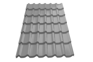 Профиль металлический типа "Монтеррей"-21 RAL 7004 0,5*1190*