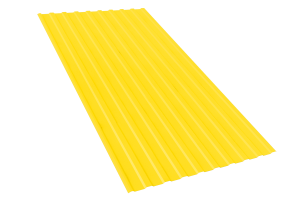 Профнастил RAL 1018 МП 20 (Стандарт)*1100*