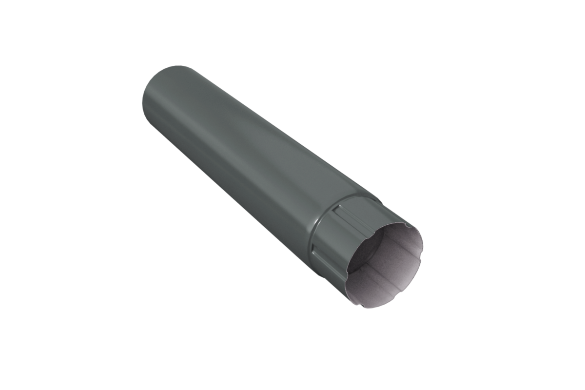 Труба 2000 ф90мм RAL 7024 SOKROF