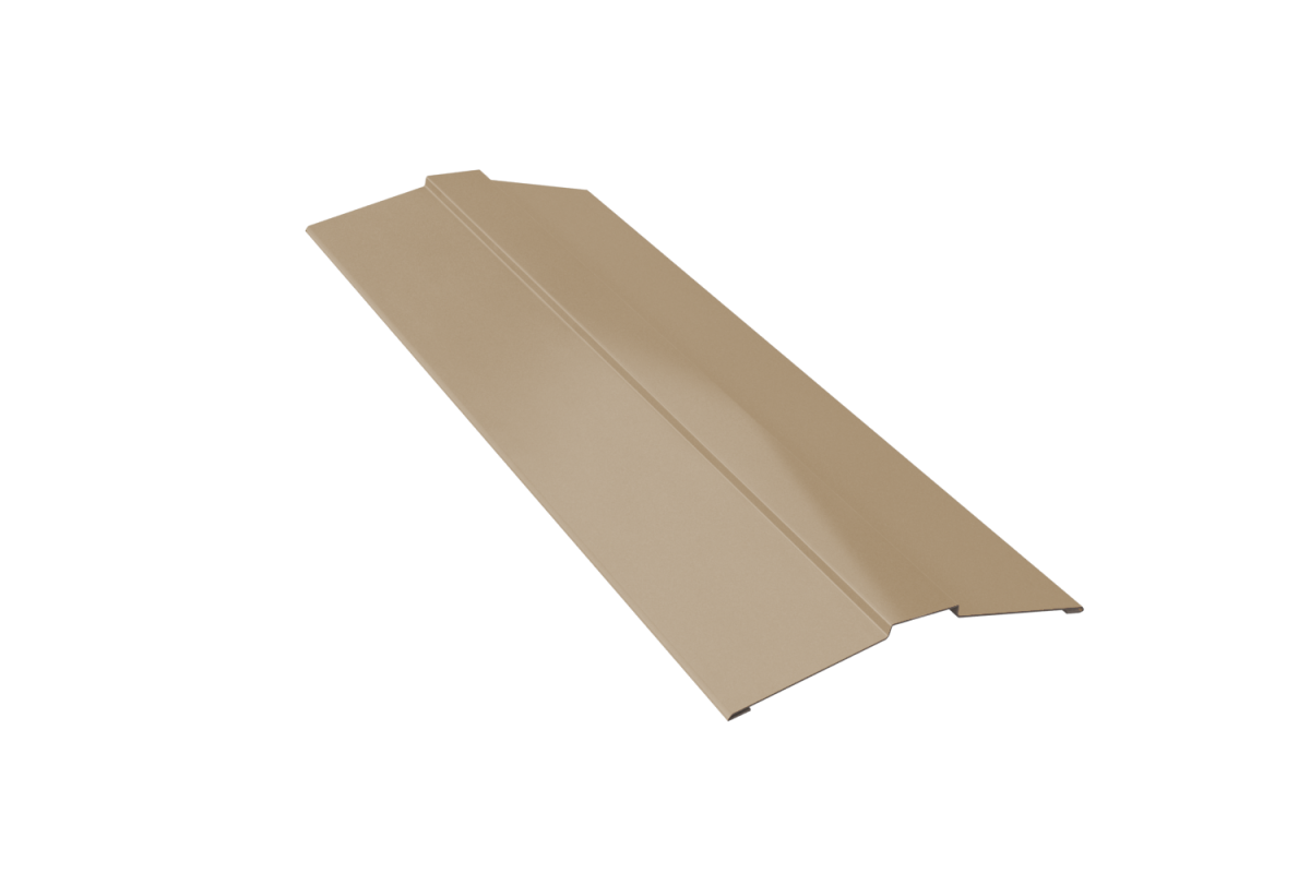 Планка конька фигурного RAL 1014 Стандарт 150*150*2000