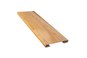 Планка стыковочная простая PRINT Свет дерево ОРЕХ 3D 0,5 60*3000