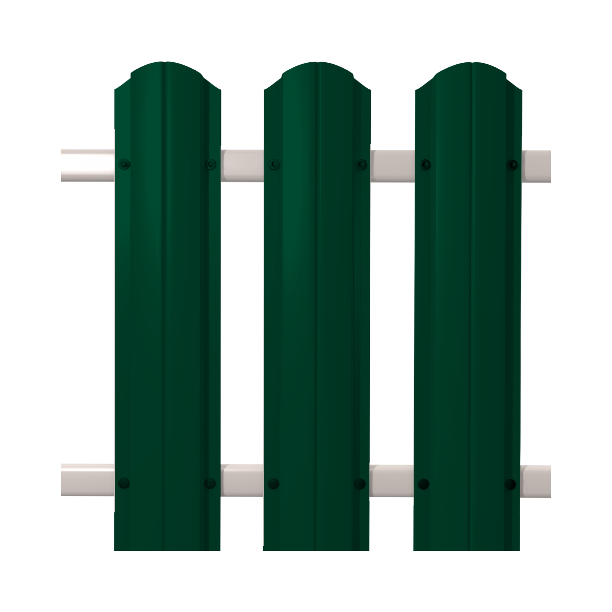 Штакетник круглый SOKROF (Стандарт) 6005*107* двухстороний