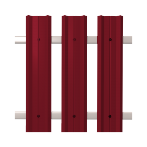 Штакетник М-Профиль широкий прямой SOKROF (Стандарт) 3003*104*