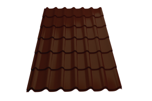 Профиль металлический типа "Монтеррей"-15 RAL 8017 0,40*1190*