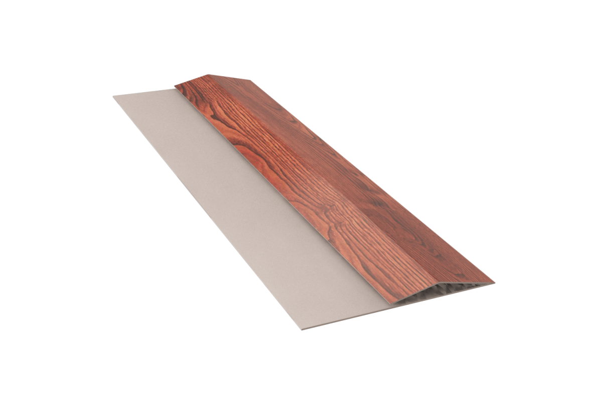 Планка стартово-финишная (эко-брус, софит) PRINT Античный Дуб 3D 0,5 17*40*76*2000