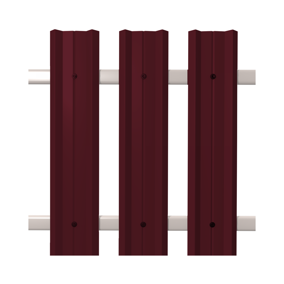 Штакетник М-Профиль широкий прямой  0,5 3005*104*