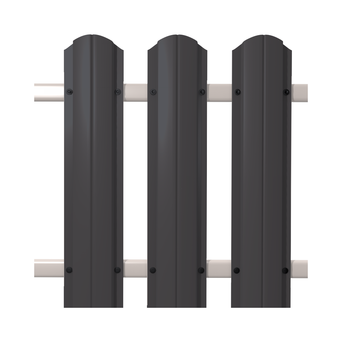 Штакетник круглый SOKROF 0,5 7024 Textur*107*