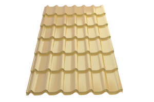 Профиль металлический типа "Монтеррей"-21 RAL 1014 0,5*1190* 