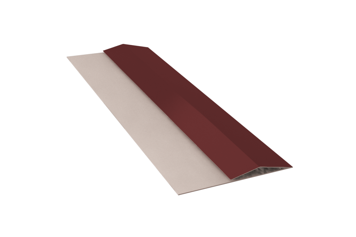 Планка стартово-финишная (эко-брус, софит) RAL 8017 Стандарт 17*40*76*3000