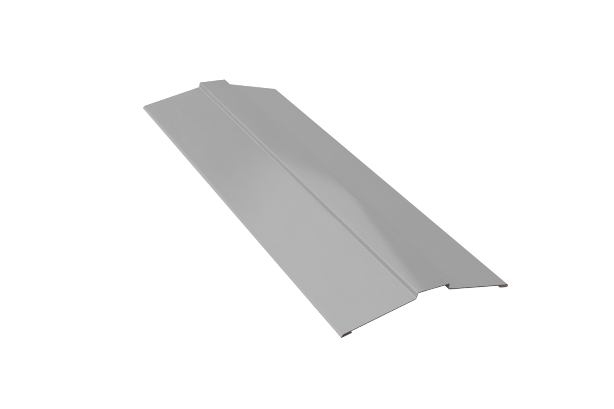 Планка конька фигурного RAL 9006 Стандарт 150*150*2000