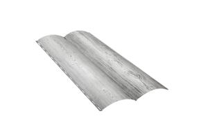 Сайдинг металлический Блок-Хаус PRINT Светлая береза 3D