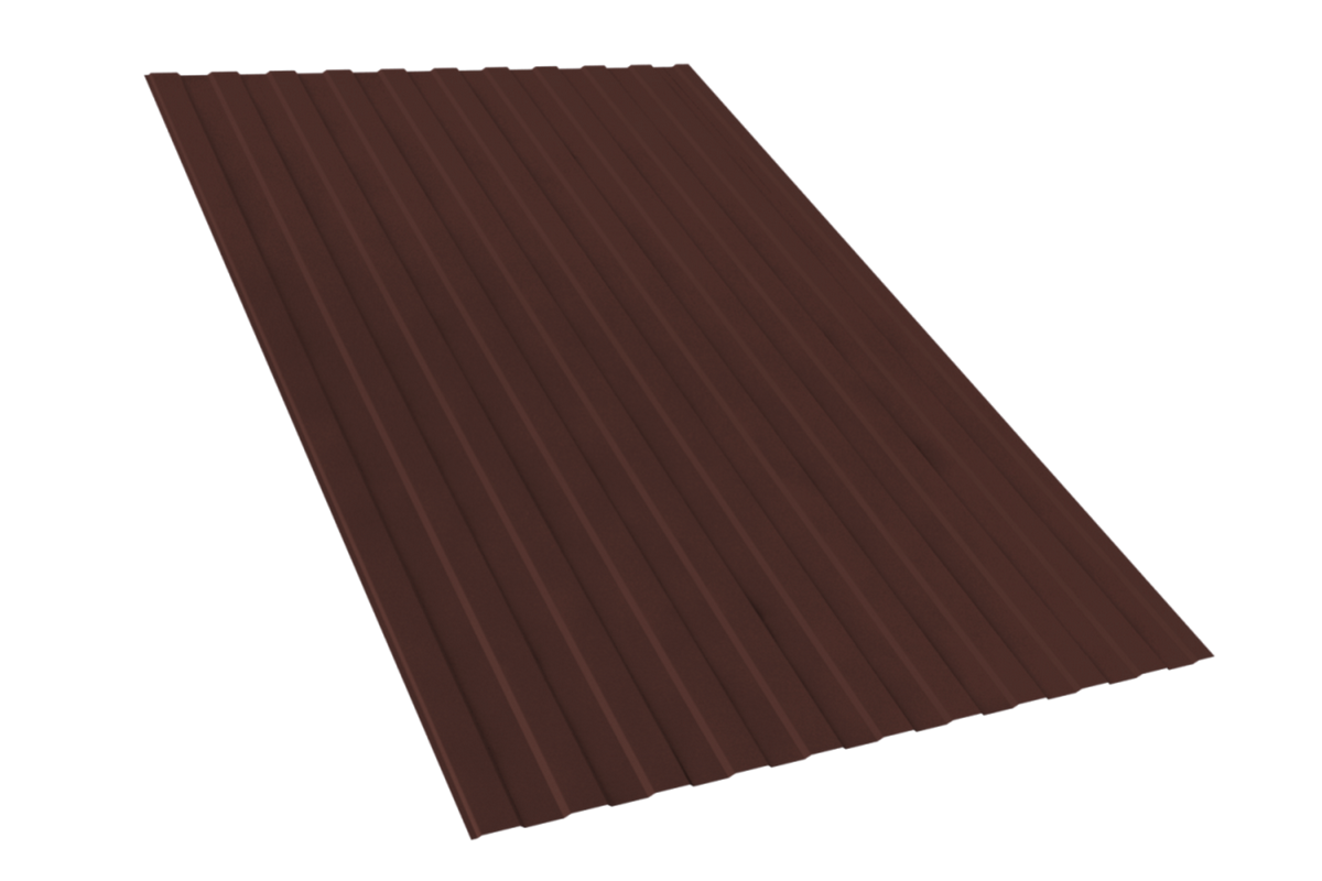 Профнастил RAL 8017 С 8 Sokrof Базальт 0,5+*1150*