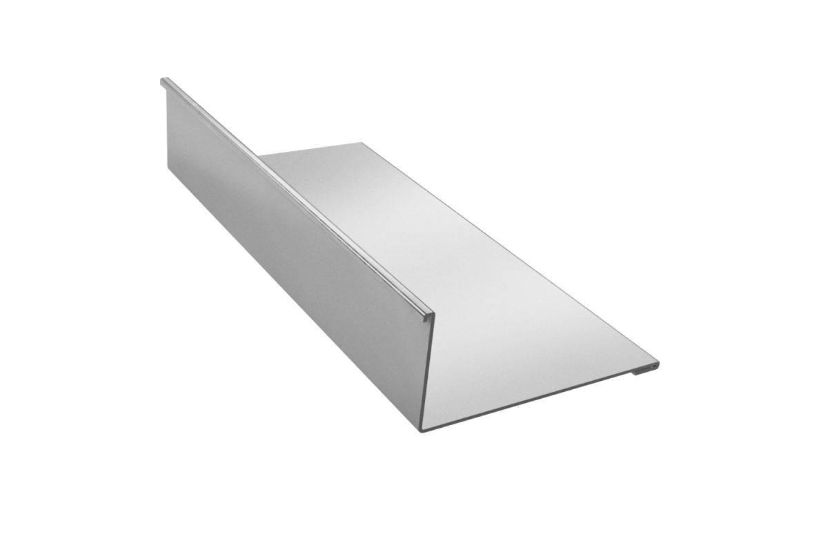 Планка примыкания Цинк Стандарт 140*100*2000