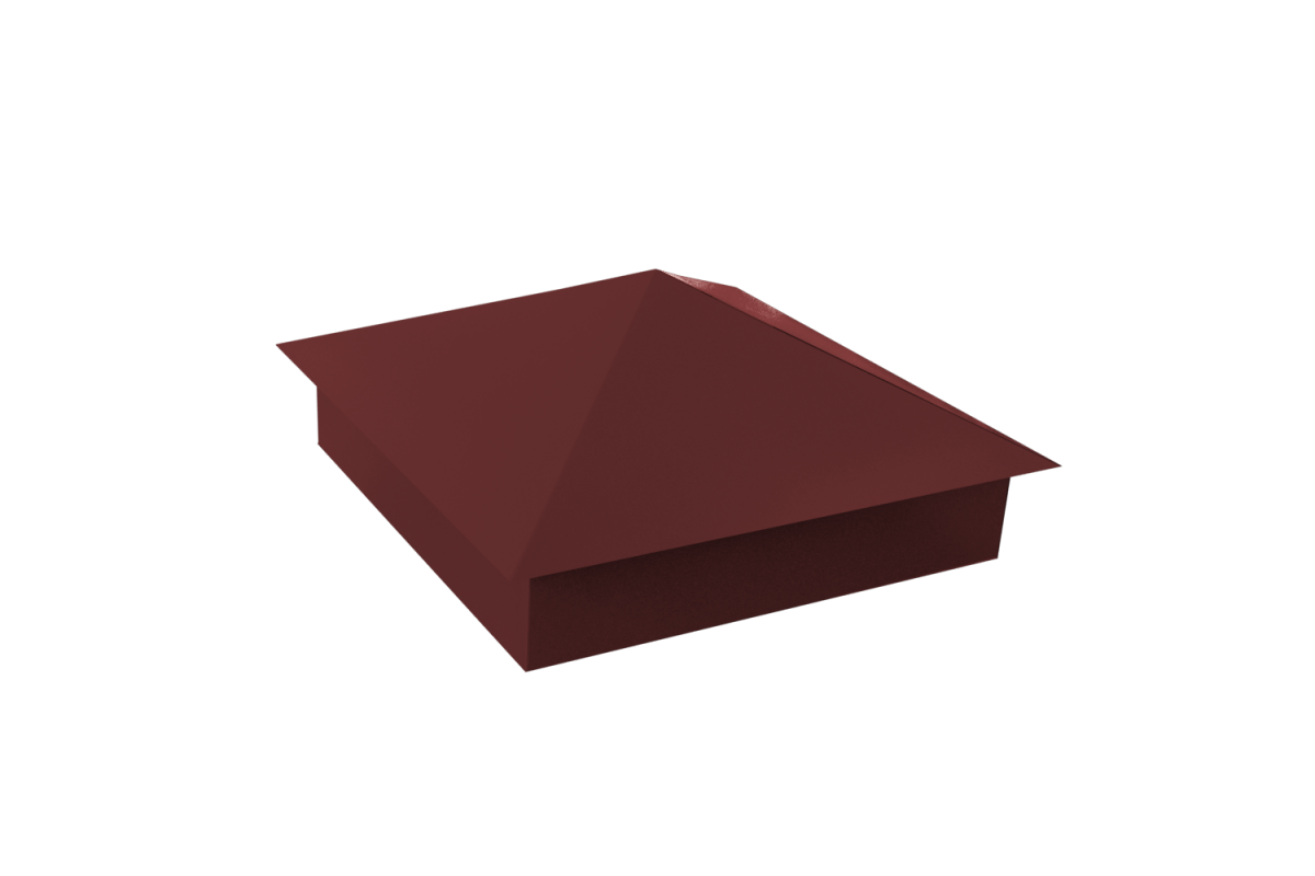 Колпак на забор RAL 8017 520*520 