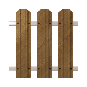 Евроштакетник SOKROF Premium принт Светлое дерево, ОРЕХ 3D*118*