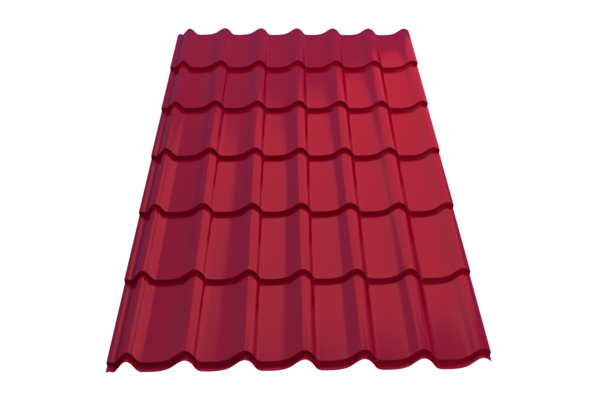 Профиль металлический типа "Монтеррей"-15 RAL 3003 (Стандарт)*1190* 