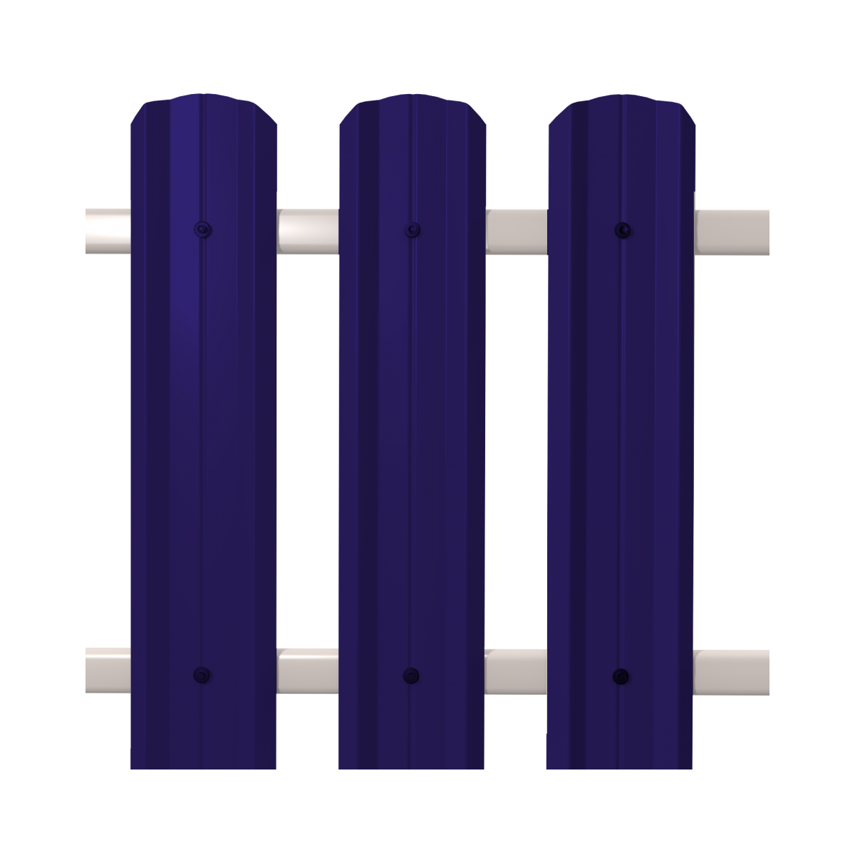 Штакетник М-Профиль широкий фигурный SOKROF (Стандарт) 5002*104*