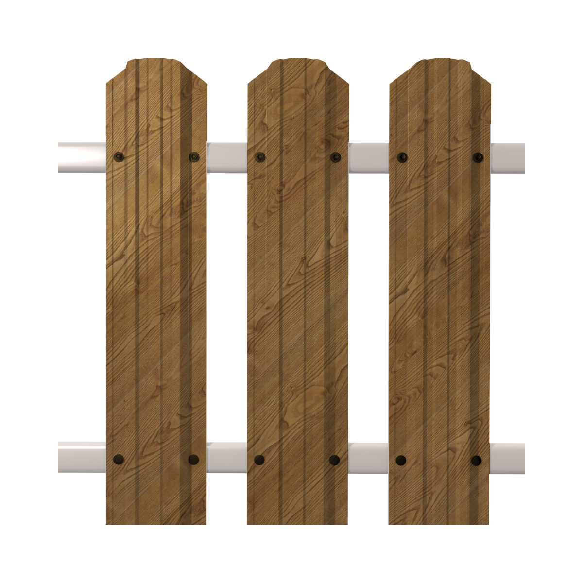 Евроштакетник SOKROF Premium принт Светлое дерево, ОРЕХ 3D*118*