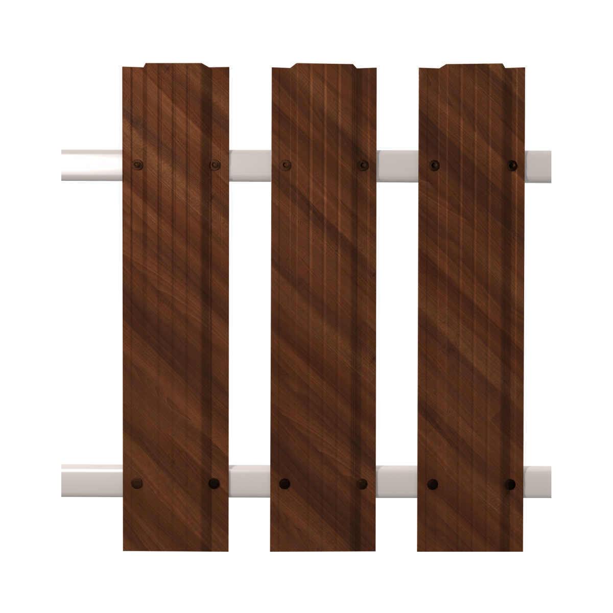 Штакетник Кантри прямой SOKROF принт Светлое дерево, ДУБ 3D*121*