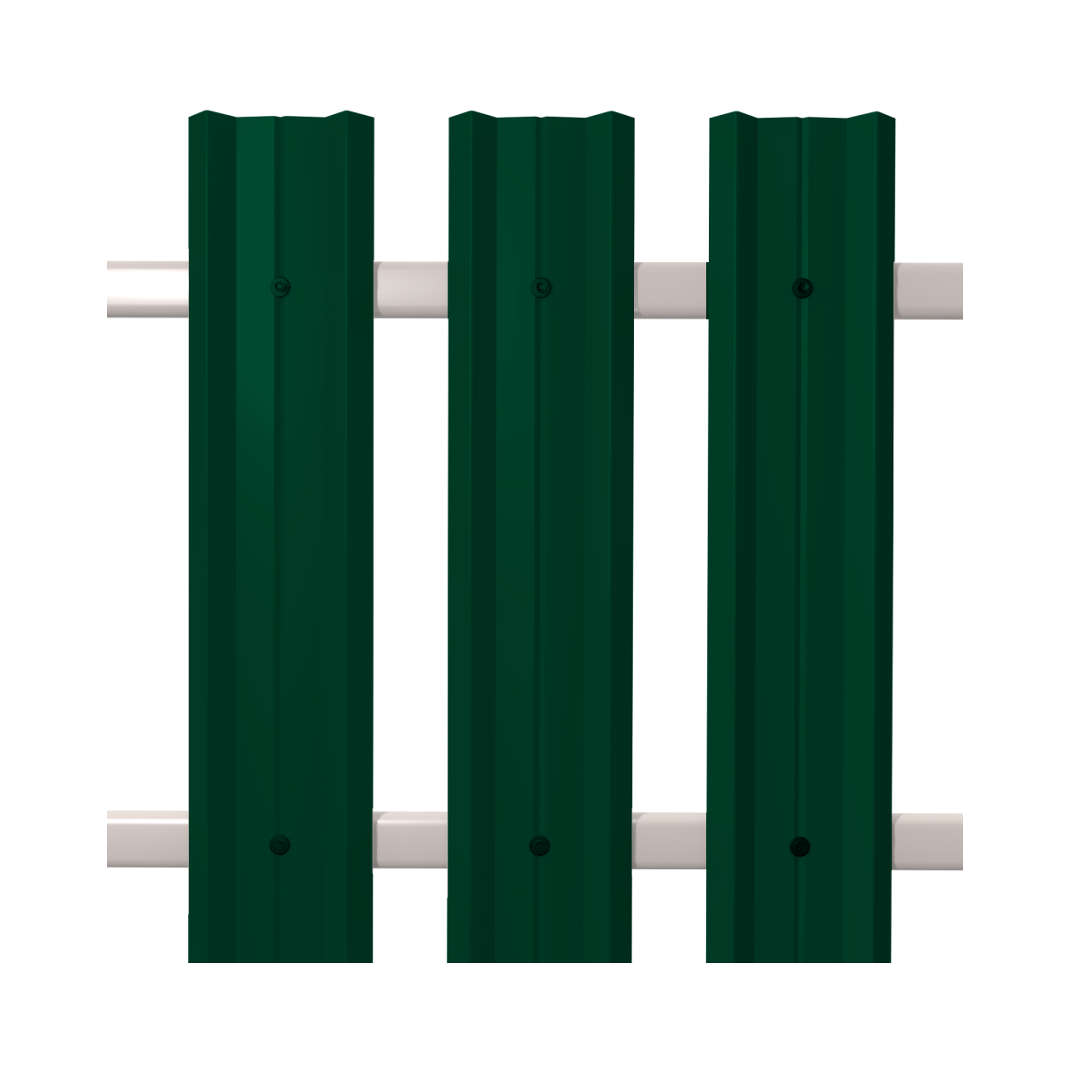 Штакетник М-Профиль широкий прямой  0,5 6005*104*