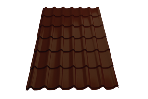 Профиль металлический типа "Монтеррей"-15 RAL 8017 0,5*1190*