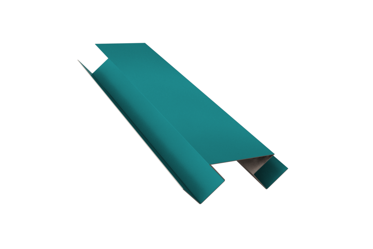 Планка угла внутреннего сложная RAL 5021 Стандарт 30*21*20*75*20*21*30*3000