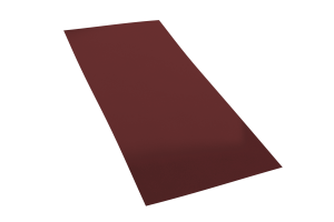 Лист RAL 8017 в пленке (Стандарт) двухсторонний*1250* 