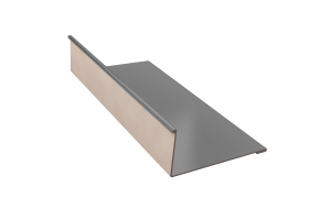 Планка примыкания RAL 7024 Титан 0,5+  140*100*2000