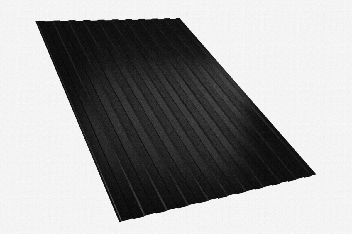Профнастил RAL 9005 С 8 Texture двс*1150*