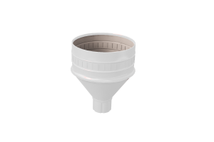 Воронка водосборная ф90/ф250 мм RAL 9003 SOKROF