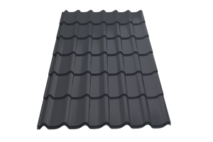 Профиль металлический типа "Монтеррей"-15 RAL 7024 0,5*1190*