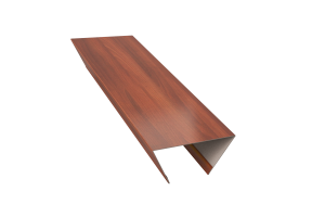 Планка стыковочная составная нижняя (блок-хаус) PRINT Светл дерево ДУБ 3D 0,5 15*30*50*30*15*3000