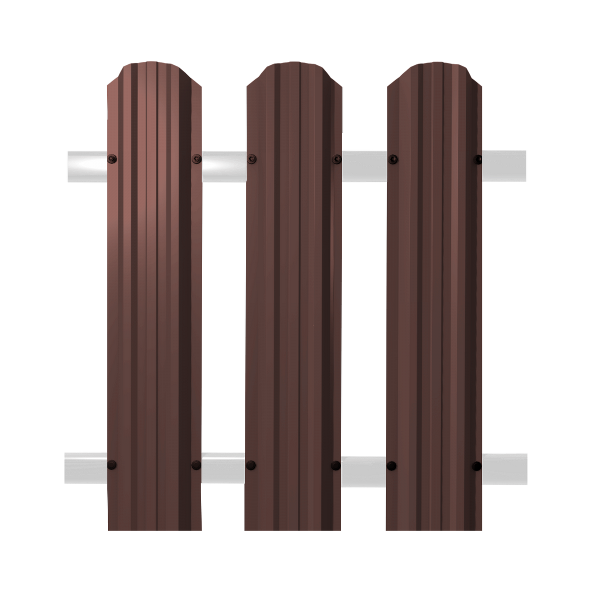 Евроштакетник SOKROF Базальт 0,5+ 8017*103*