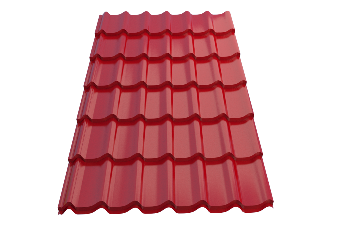 Профиль металлический типа "Монтеррей"-21 RAL 3005 Sokrof 0,5*1190*