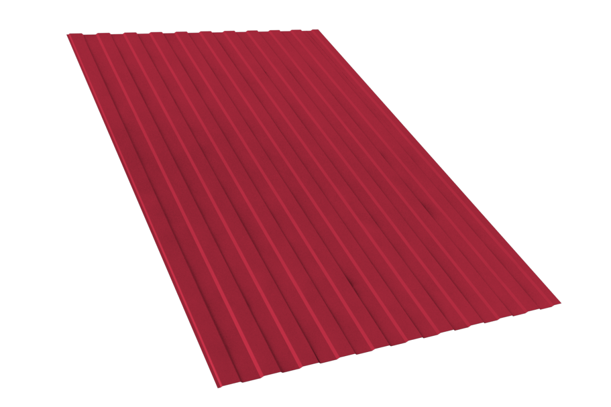 Профнастил RAL 3011 С 8 Sokrof 0,45*1150*
