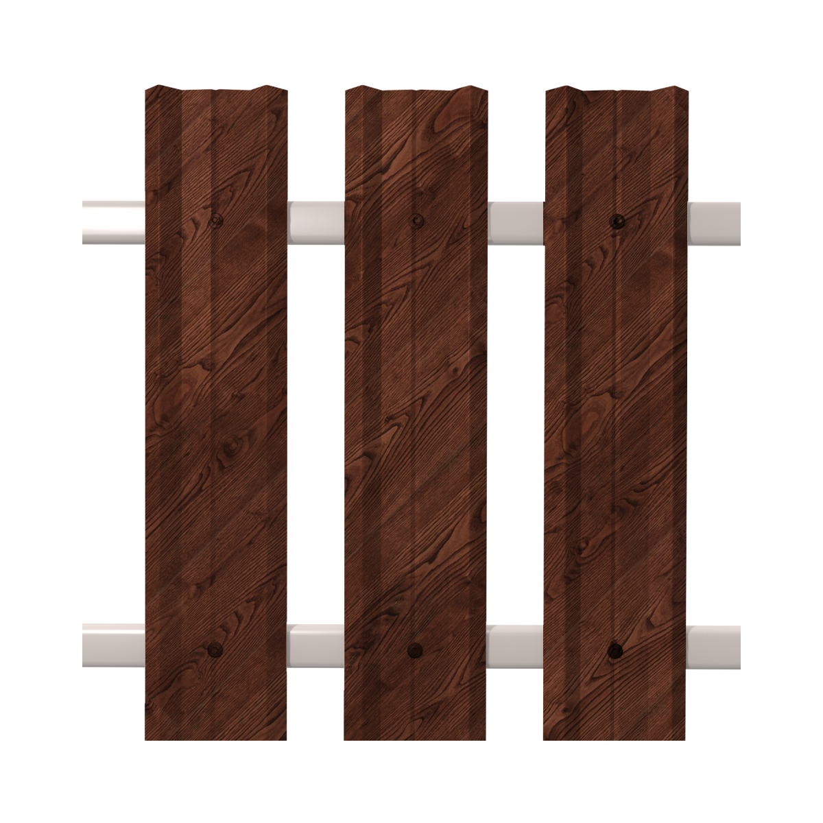 Штакетник М-Профиль широкий прямой SOKROF принт Античный Дуб 3D*104* двухсторонний